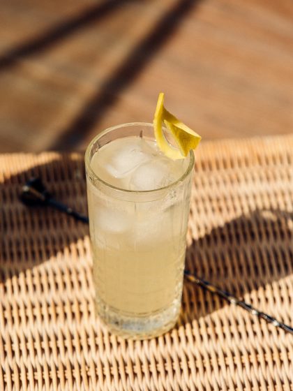 Yuzu Highball Cocktail