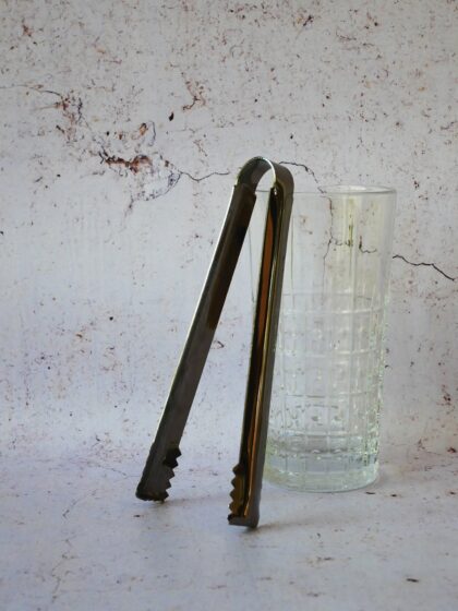 Pince à glaçons titane