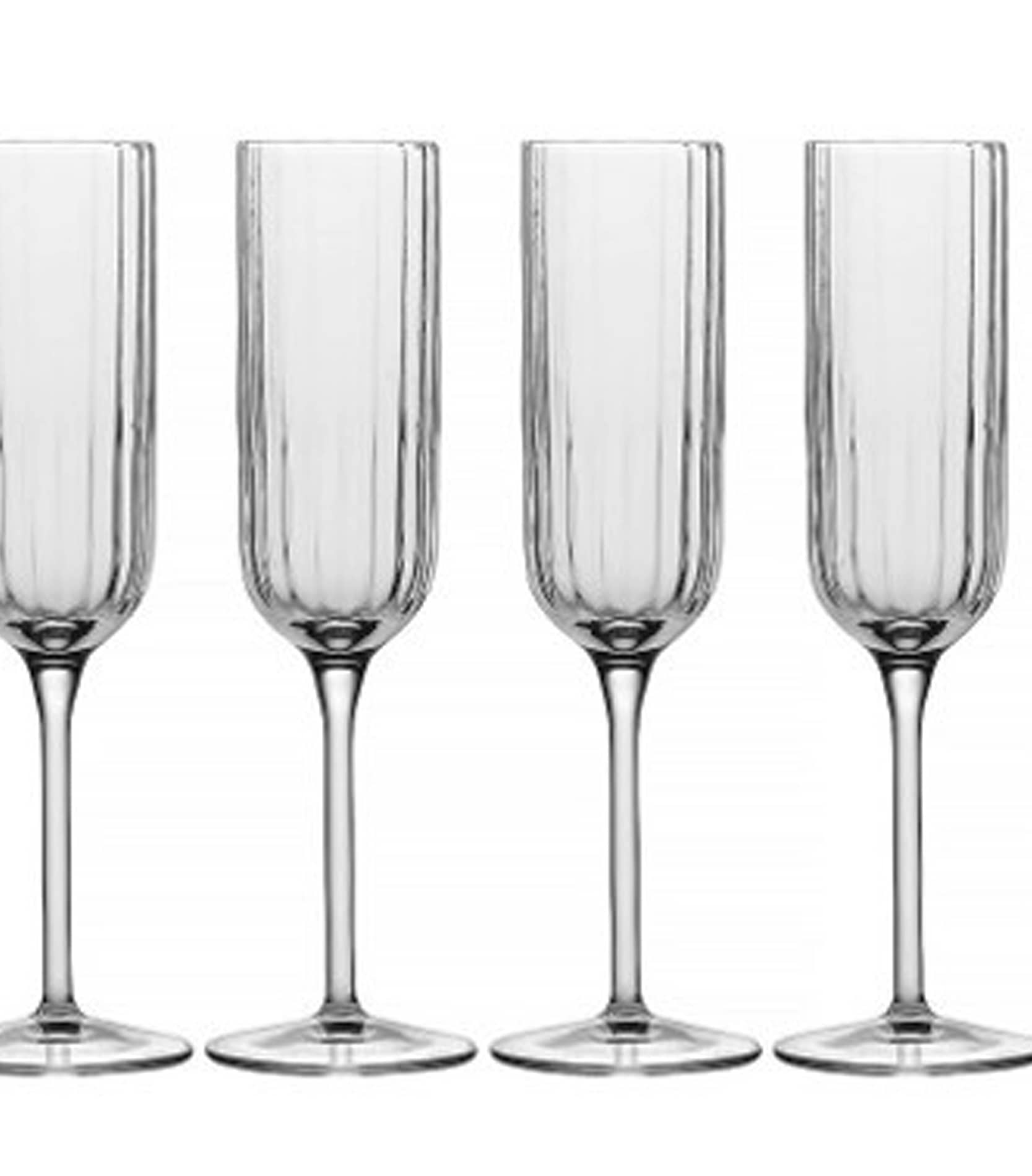 Lot de 4 flûtes à champagne collection Bach