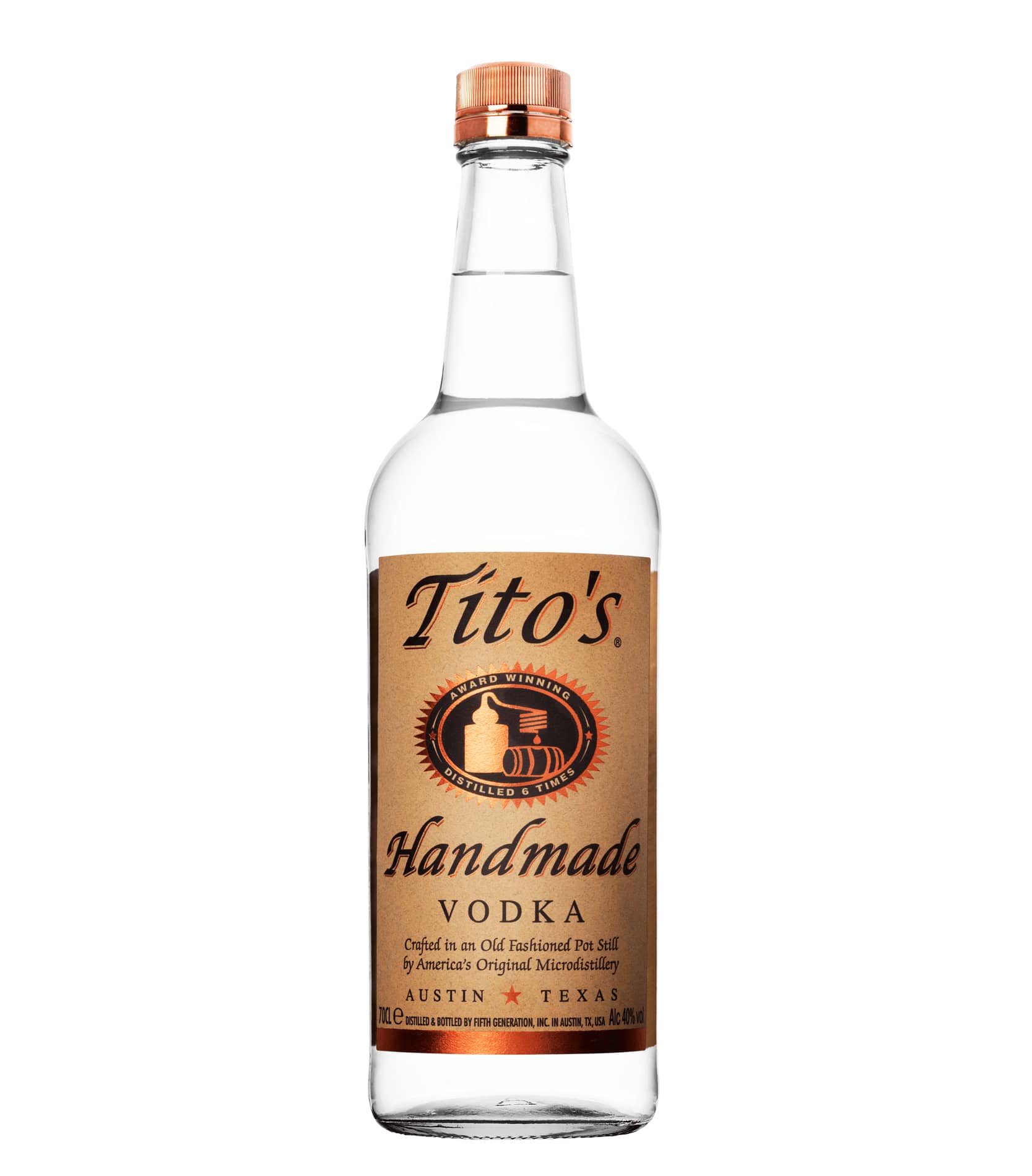 Tito's handmade vodka